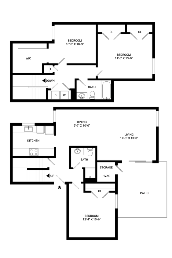 Floor Plan - Maverick Townhome