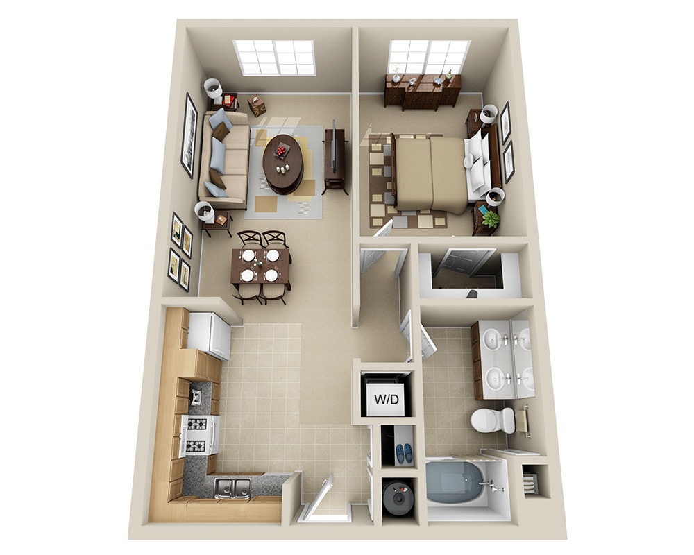 Floor Plan - Cabrillo (A1E)
