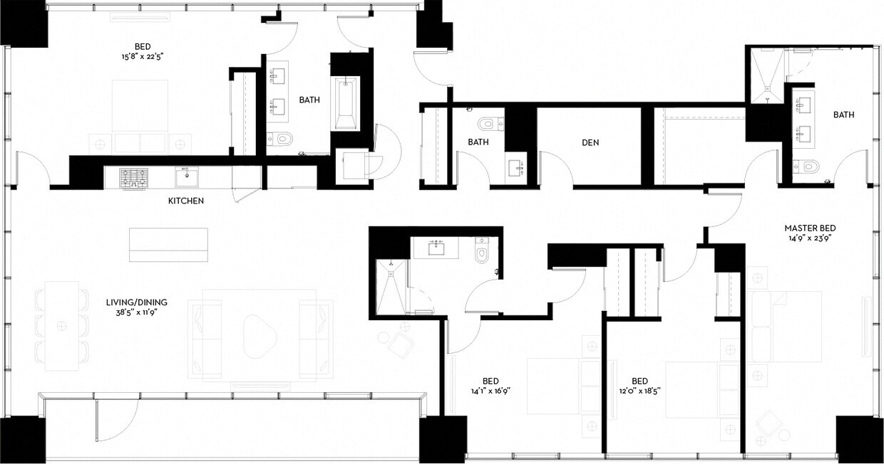 Floor Plan - 4S-A