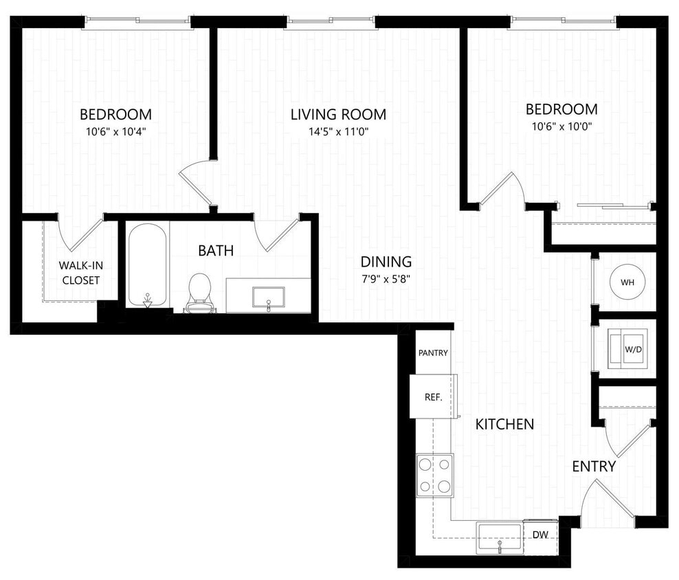 Floor Plan - B4-2X2
