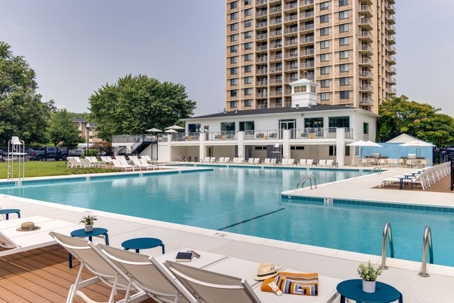 Brand New Pool Deck - TowsonTown Place Apartments