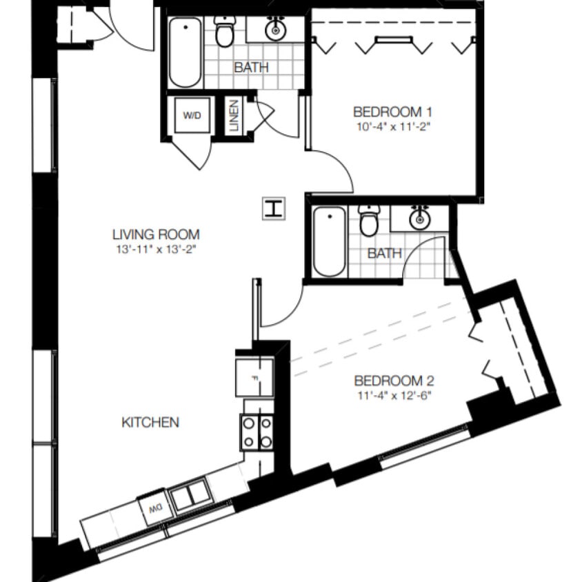 Floor Plan - UNIT 101B