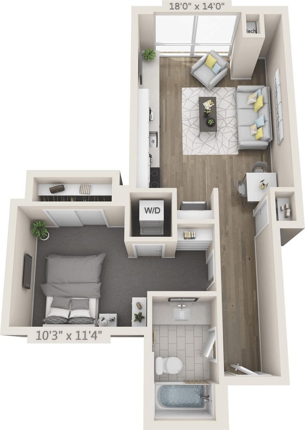 Floor Plan - Parkview 306