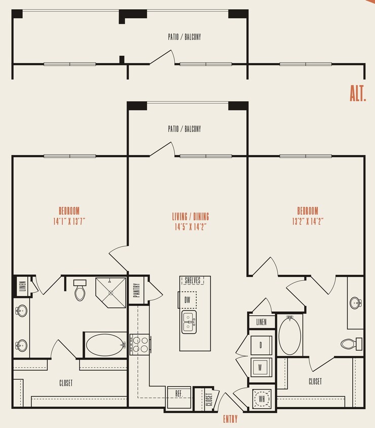 Floor Plan - B2D
