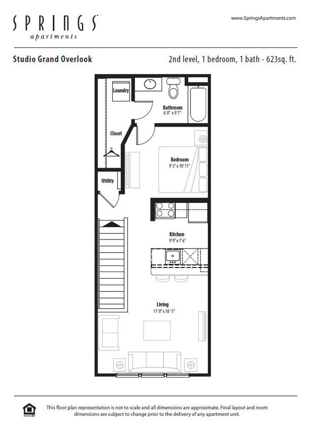 Floor Plan - Studio Grand Overlook