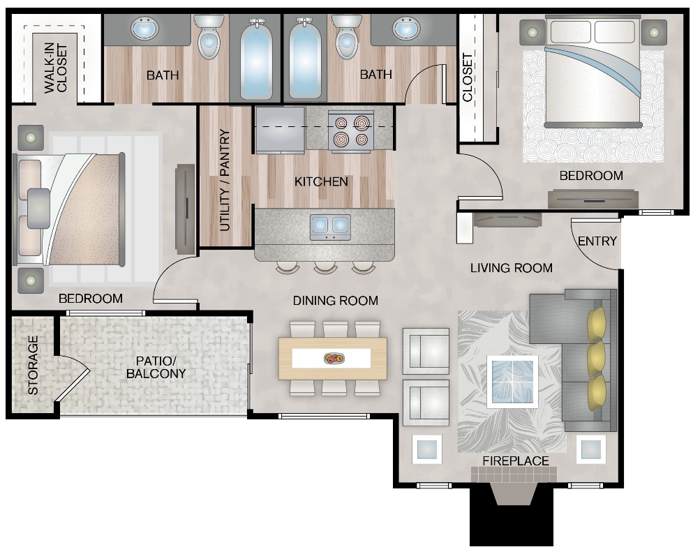 Floor Plan - Monet