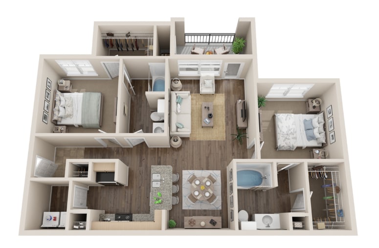B1 floor plan Mirabella - B1