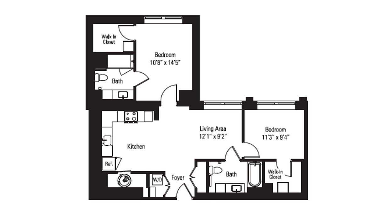 Floor Plan - 2BA