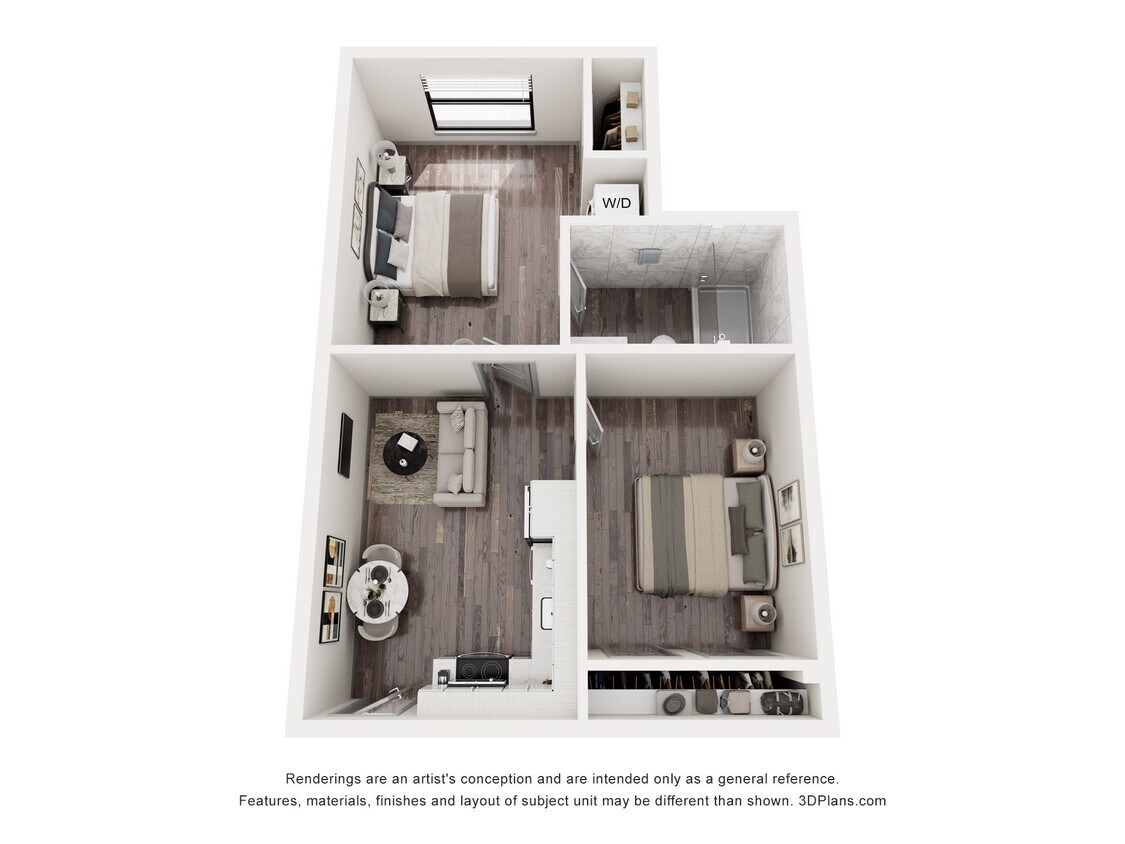 Floor Plan - M15 - Furnished