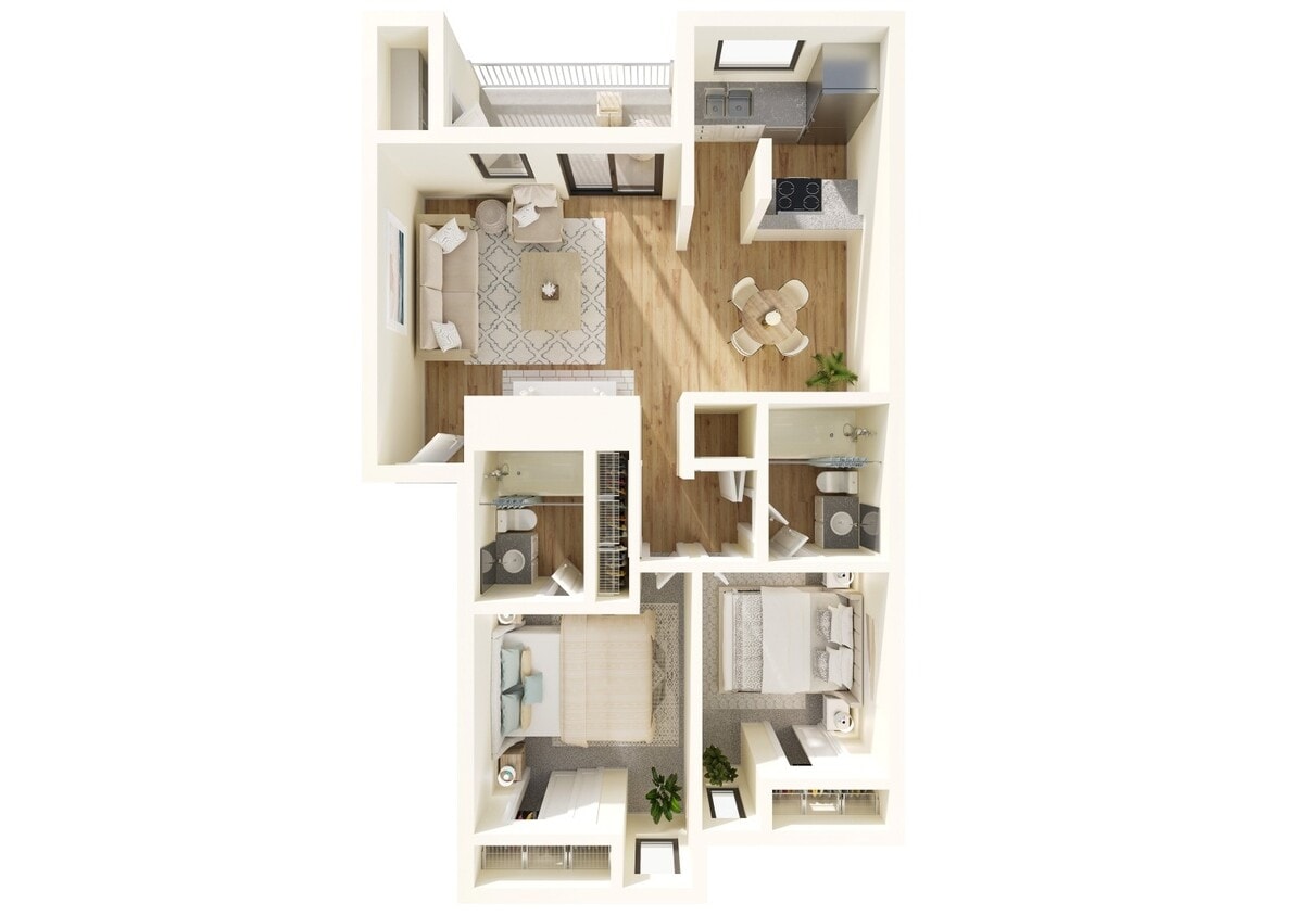 Floor Plan - B4 with In Home Laundry