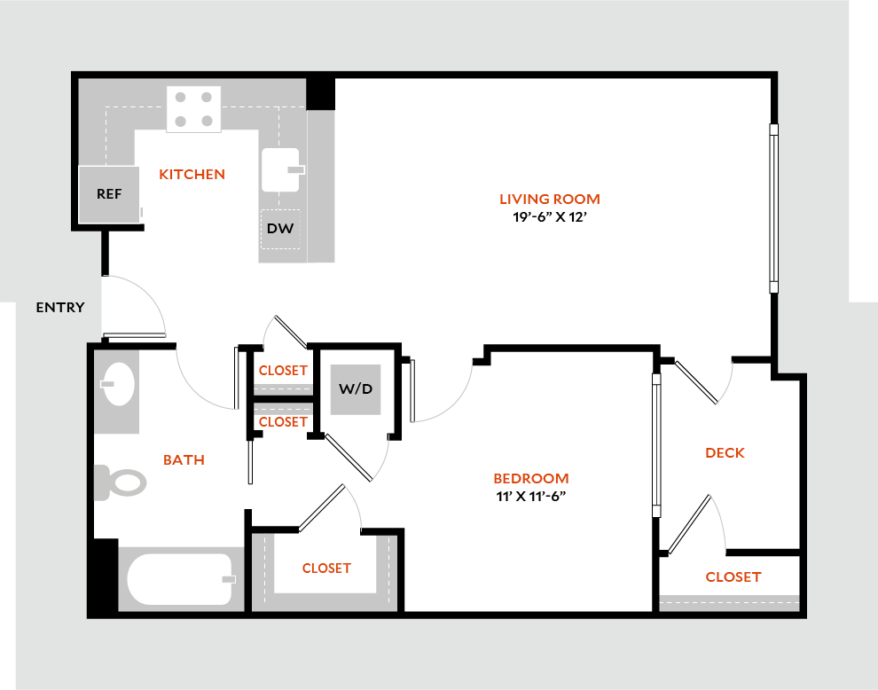 Floor Plan - Plan 1E