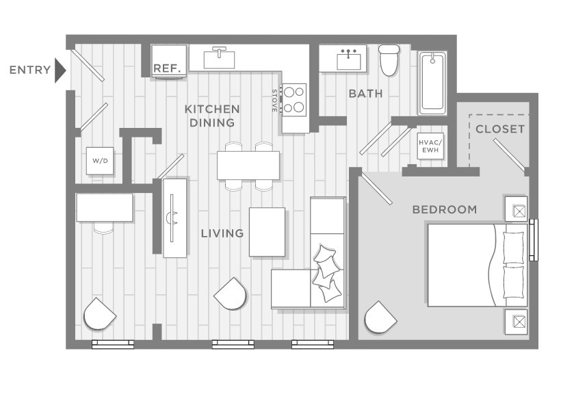 Floor Plan - Stockton Exterior - Study in Bedroom
