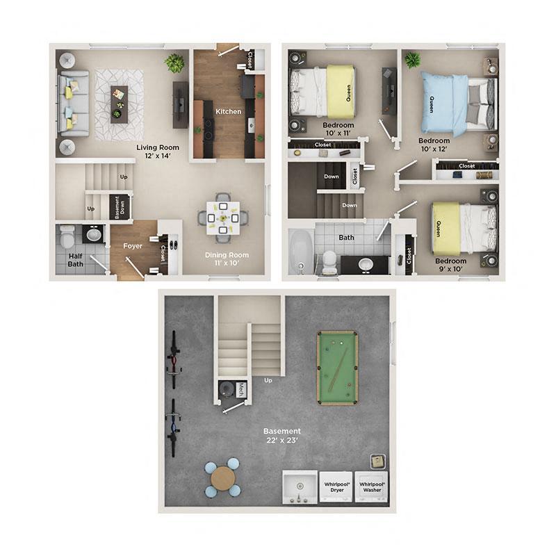 Floor Plan - 3 Bedroom