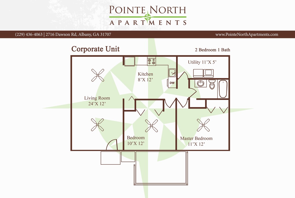 Floor Plan - Furnished short term corporate rental