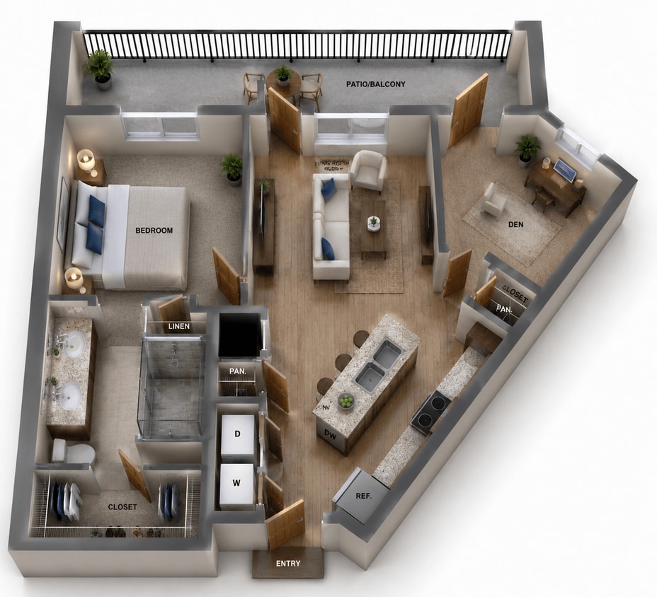 Floor Plan - A6S-Den