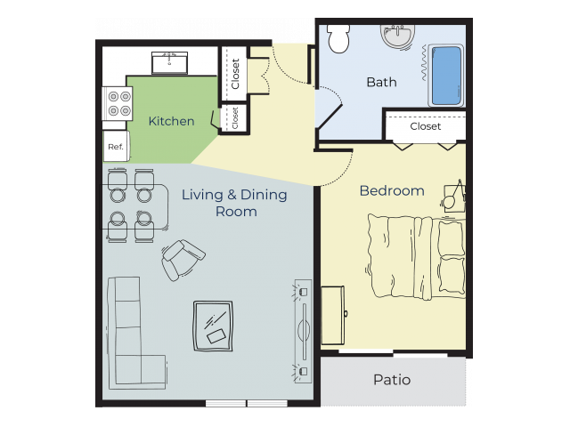 Elm | One Bedroom - Elm
