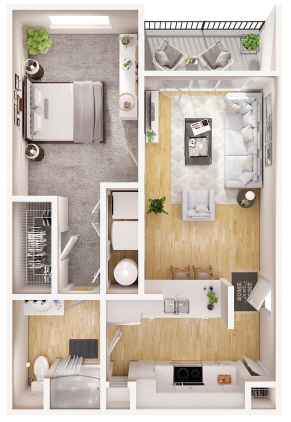 Floor Plan - 1A w/ Patio Renovation 3
