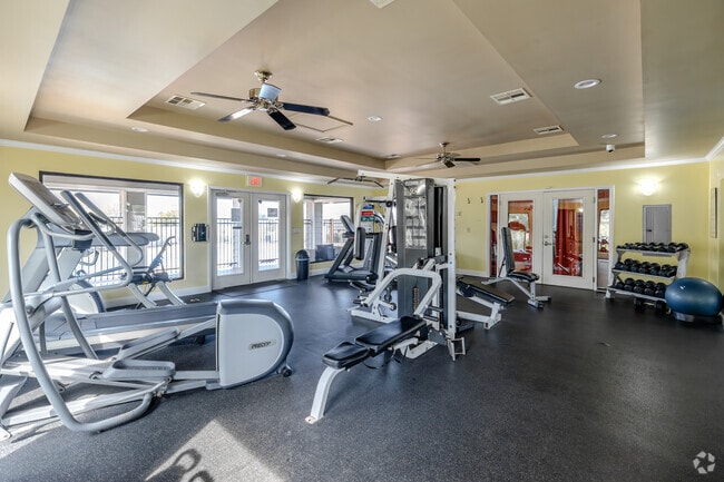 Fitness Center - The Club at Cherry Hills Apartments