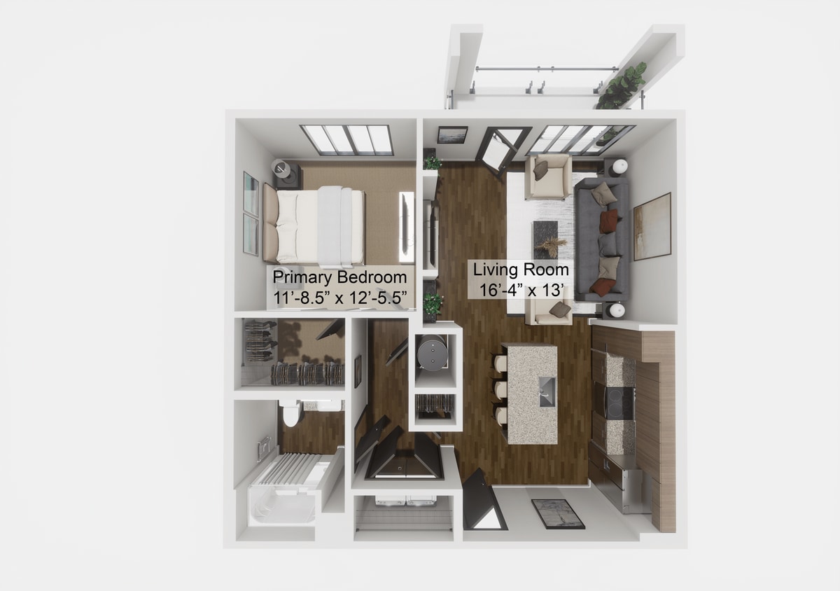 Floor Plan - The Trailblazer - Attached Garage