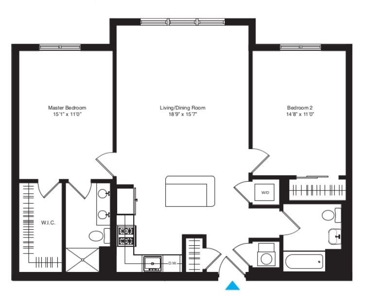 1330 Grand Street - bc10 2 Bed/2 Bath