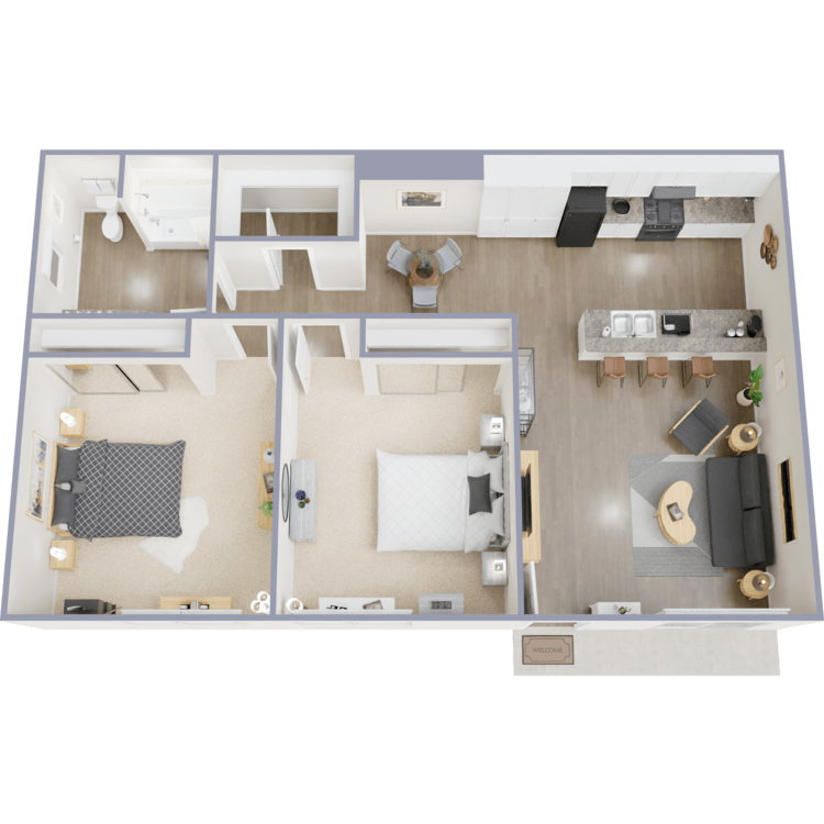 2B_920_Overhead_498808.png - 2 Bed 1 Bath