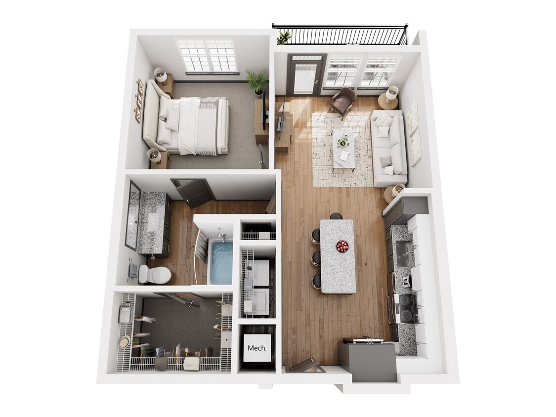 a1 floor plan The Grace at Tryon - a1