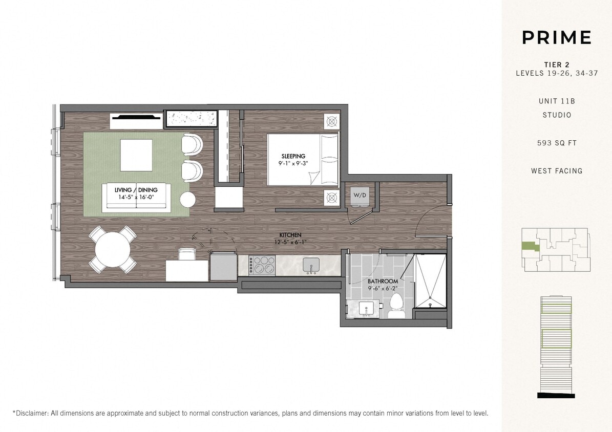 Floor Plan - Prime Studio Stack 11