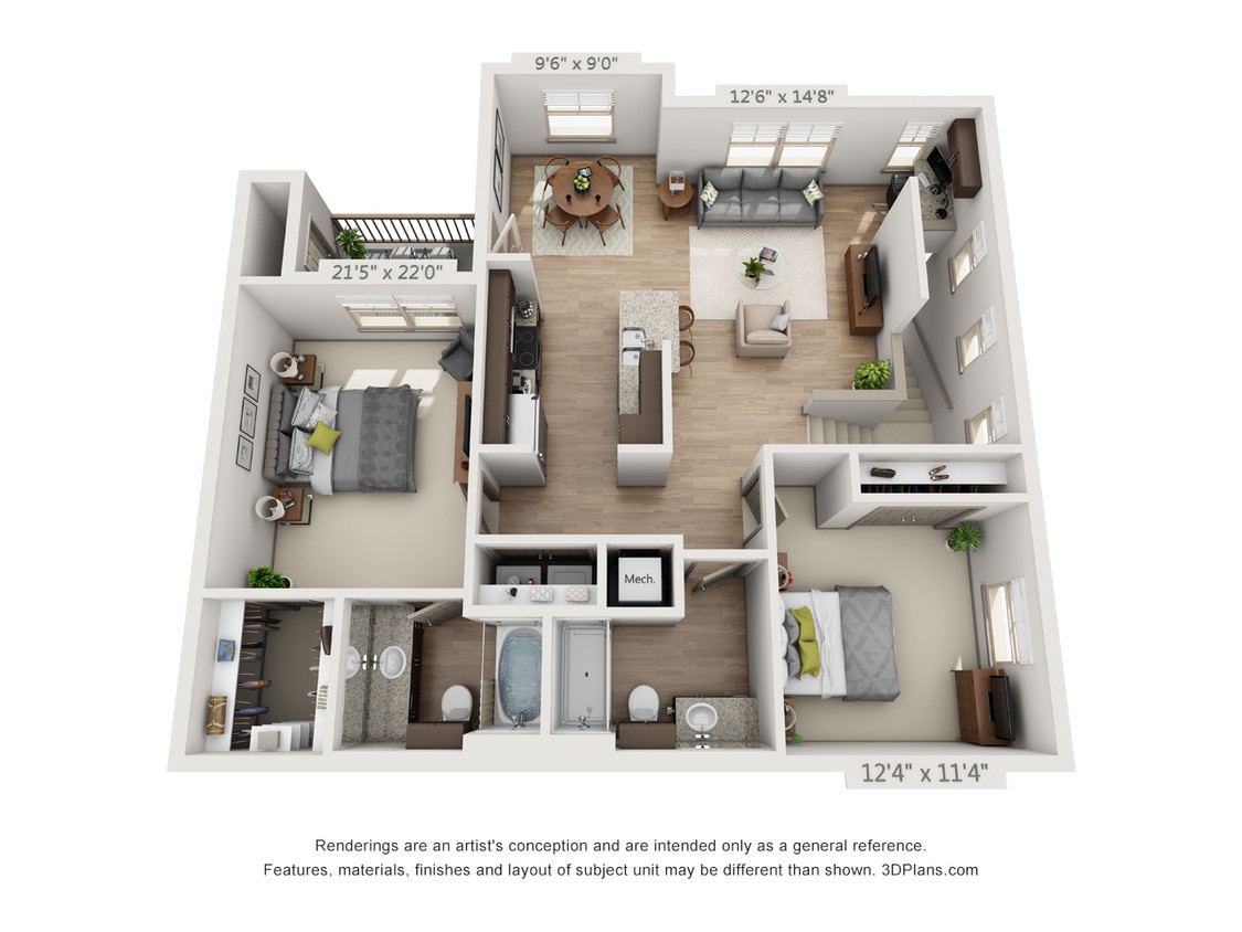 Floor Plan - Orleans with Single Car Garage