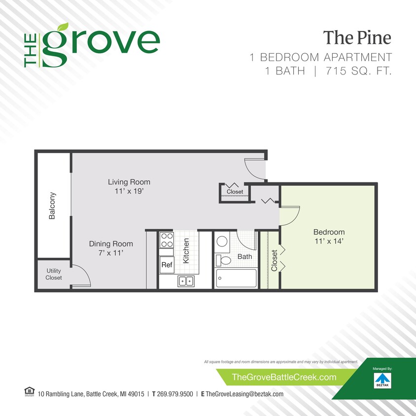 Floor Plan - The Pine - Renovated