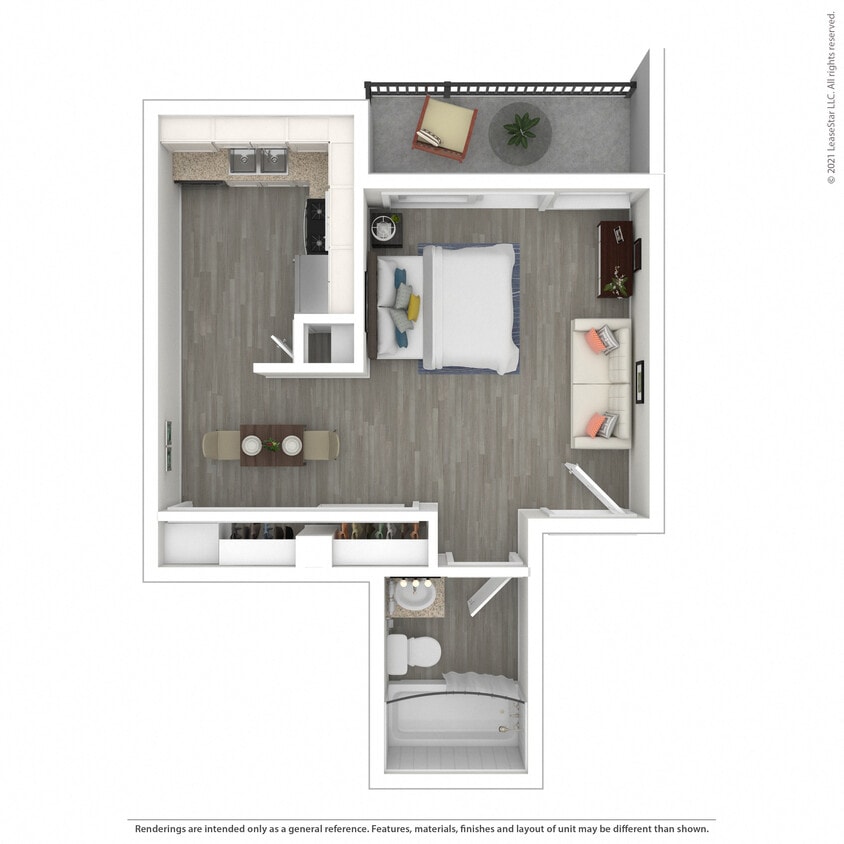 Floor Plan - Studio-PlanC