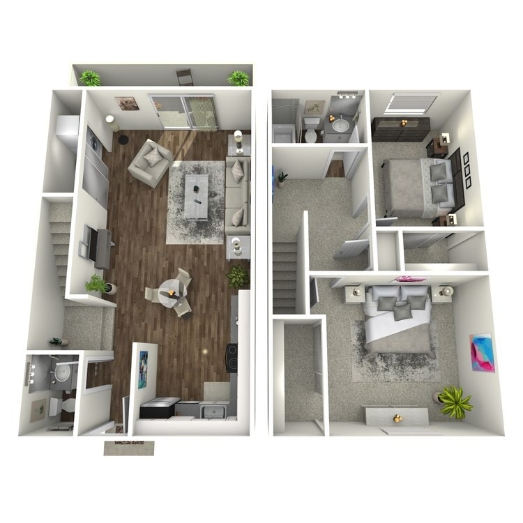 2Bed_1.5Bath_Townhome_1025_2_402701.jpg - 2 Bed 1.5 Bath Townhome