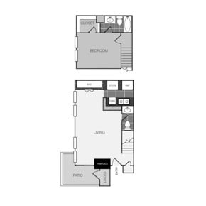 Floor Plan - Townhome - The Blake