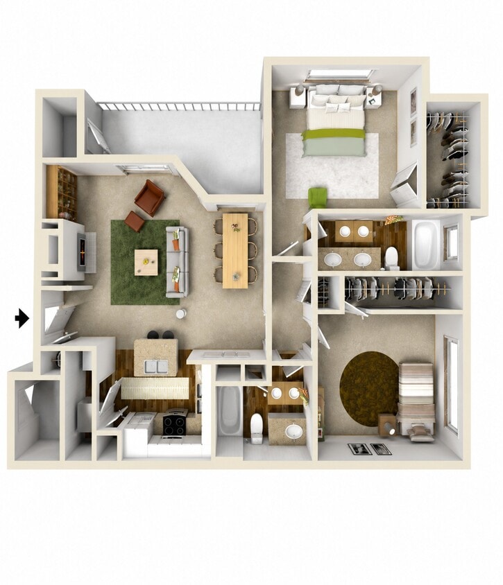 Floor Plan - B3 Upgraded