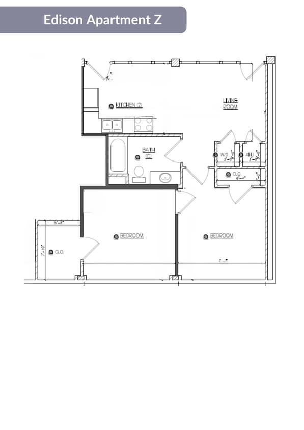 Floor Plan - Jackson Apartment Z