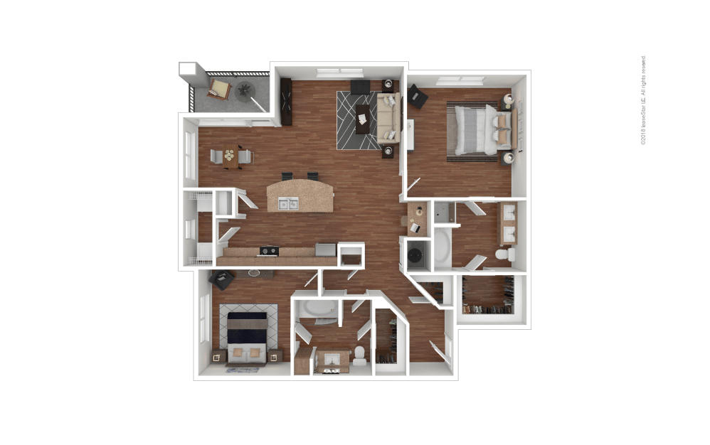 Floor Plan - The Custer