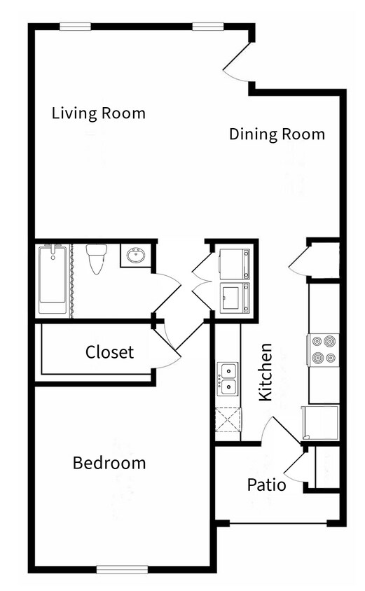 Floor Plan - The 704