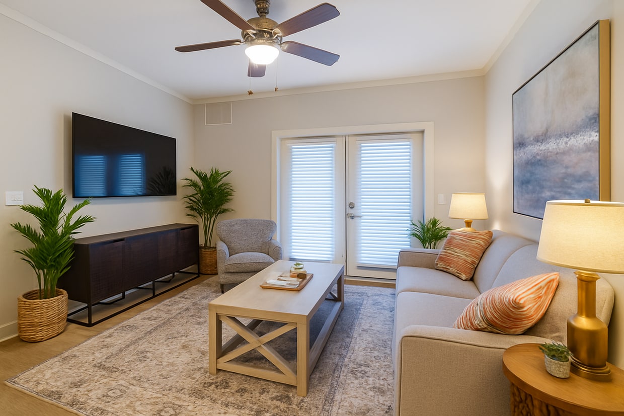 GLAZORA 2BED/2BATH LIVING ROOM - GLAZORA