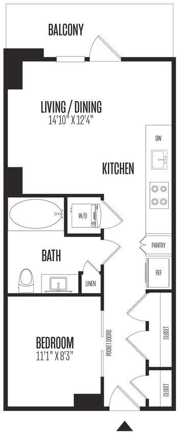 Floor Plan - Studio-STU