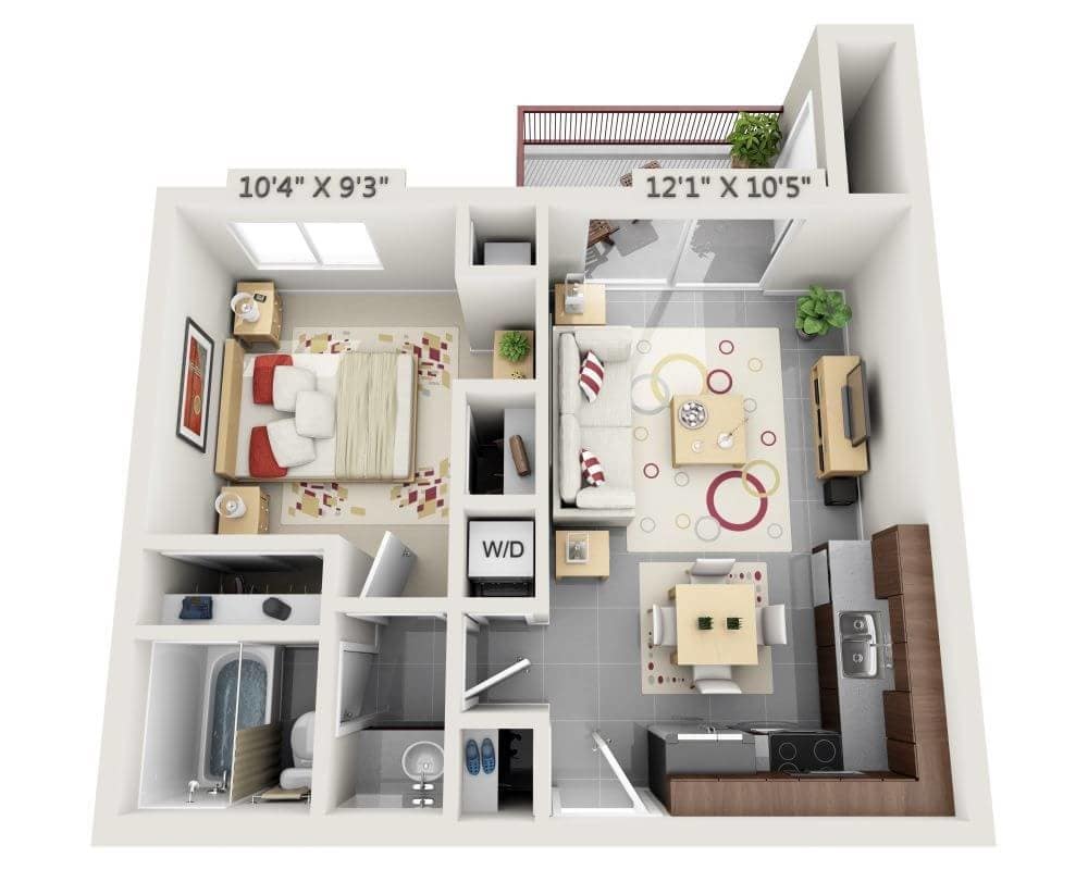 Floor Plan - Cashmere (A1A)