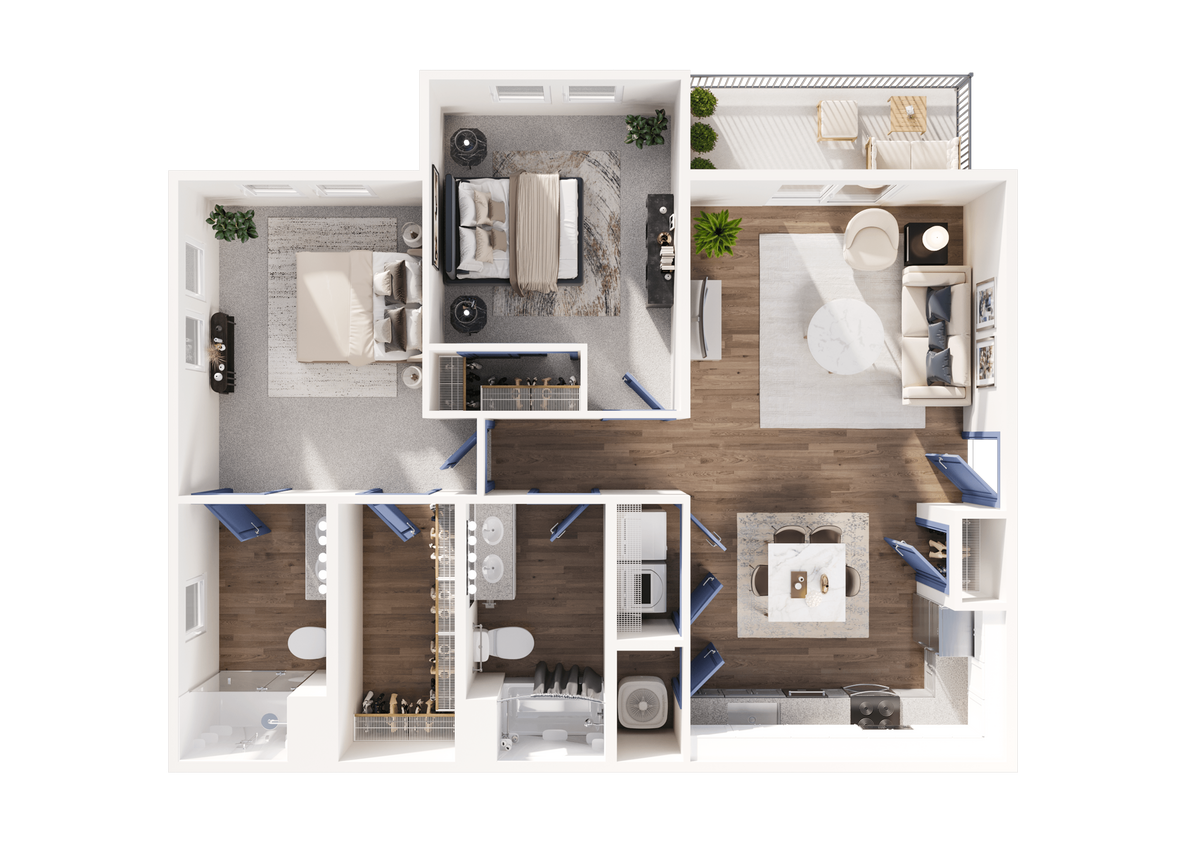 Floor Plan - C3, Stripes