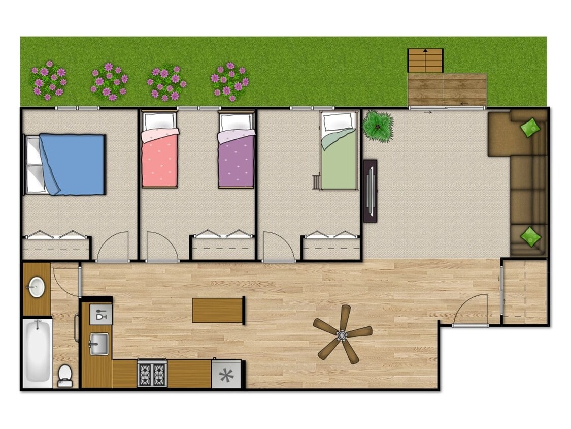 Floor Plan - 3bf-r
