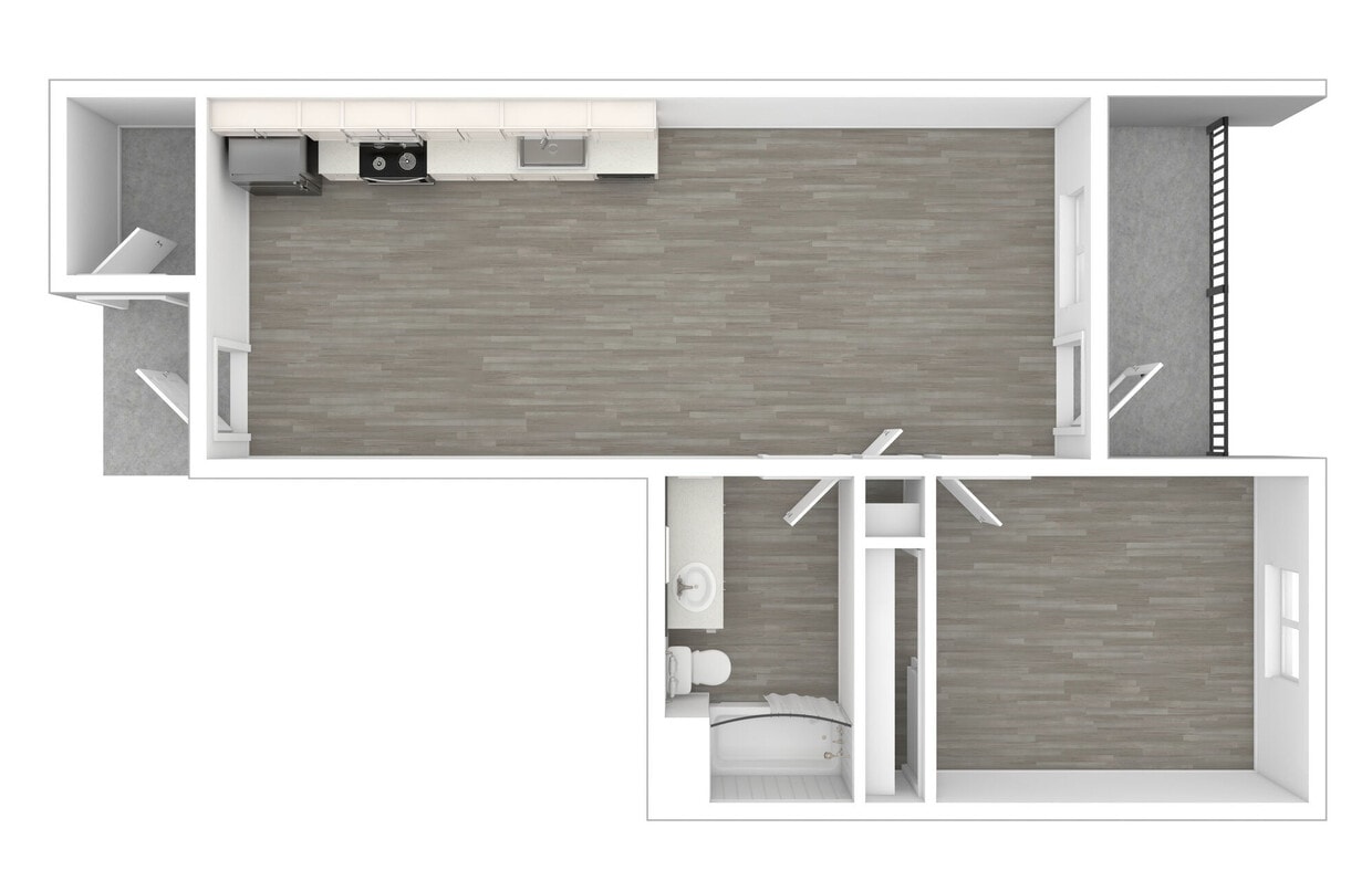 Floor Plan - 1x1