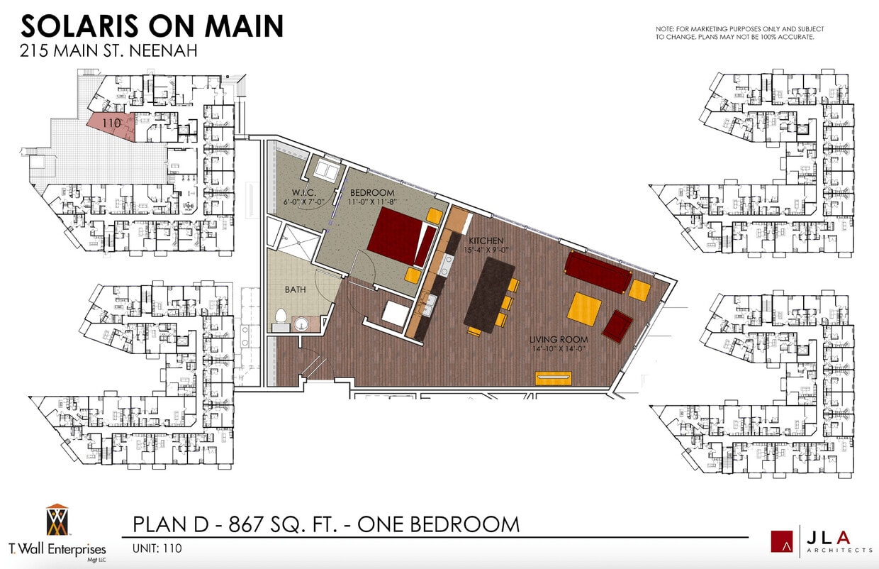 Floor Plan - One Bed D