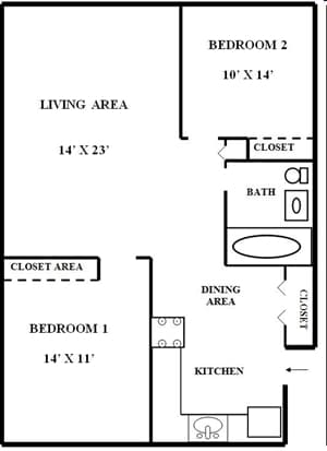 Two Bedroom - 2 Bedroom Deluxe