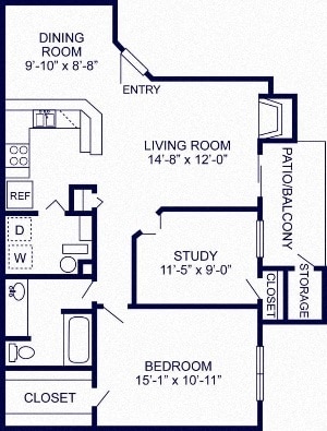 Floor Plan - 2B Renovation 2