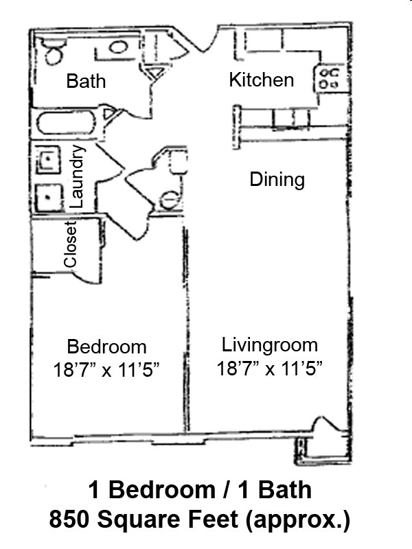 1BR/1BA - The Griffith