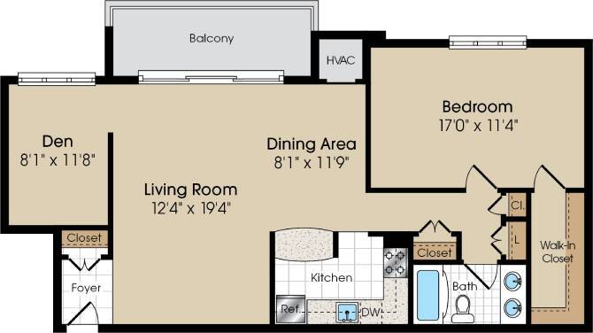 Floor Plan - Model 1D