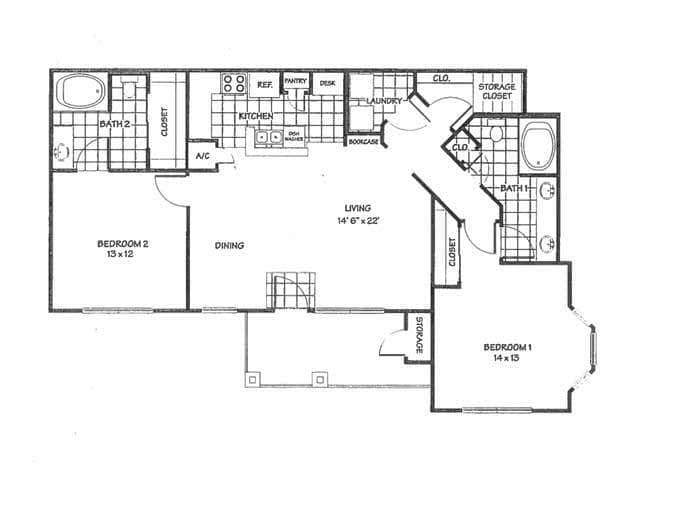 Floor Plan - 2C - Olivia
