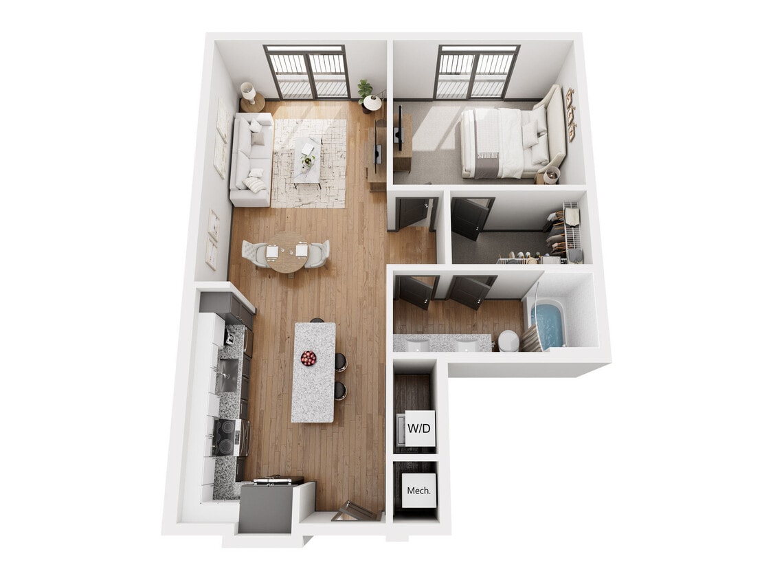 a4 floor plan The Grace at Tryon - a4