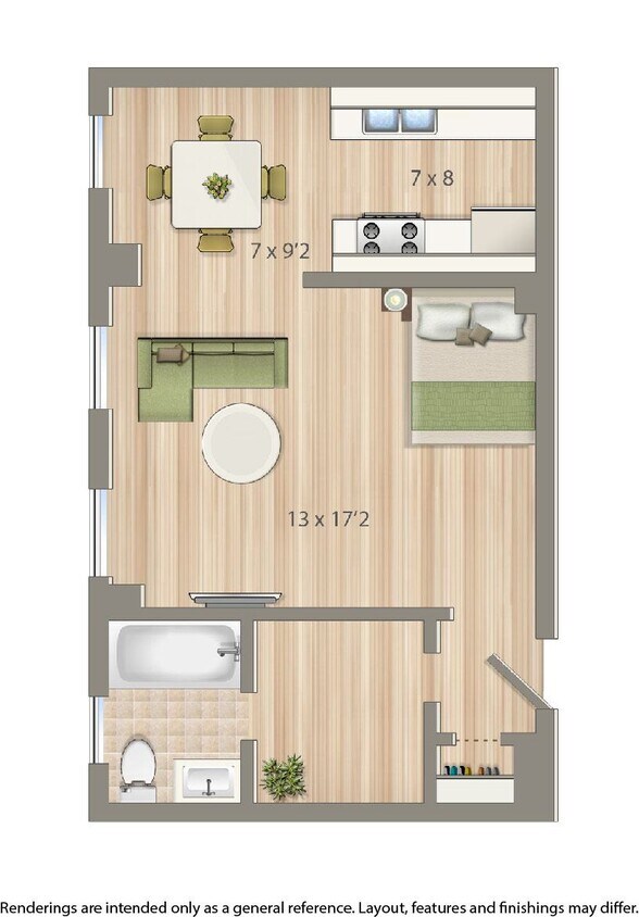 Floor Plan - Studio G